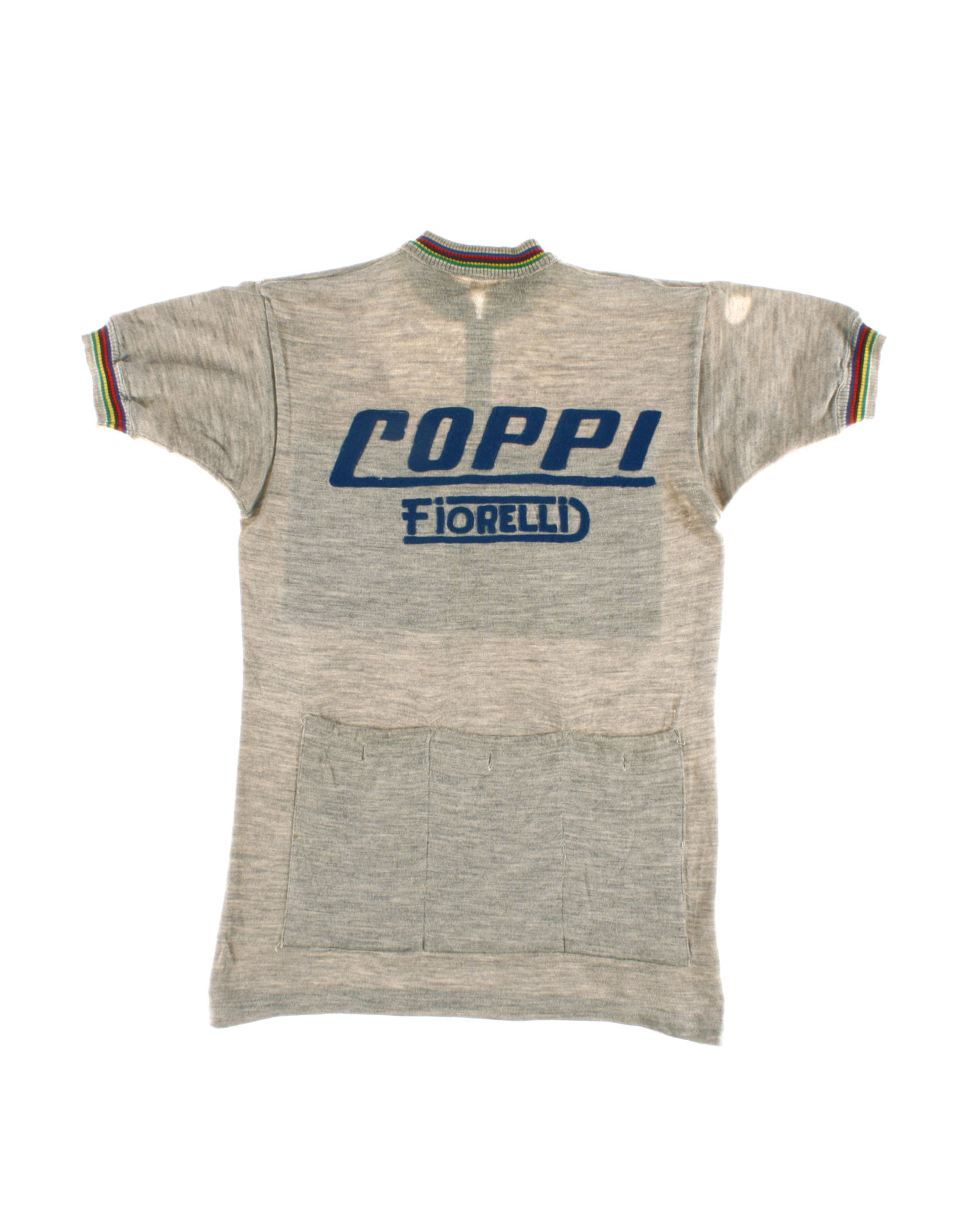 Italy. coppi Fiorelli Cycling wool Rare t-shirt 50s