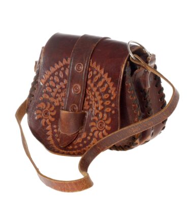 vintage Bohemian leather bag