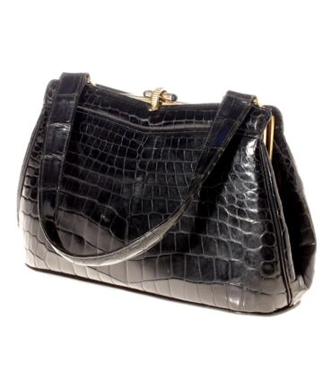 Vintage Crocodile leather bag 50s