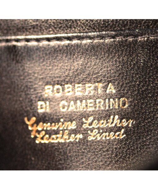 vintage ROBERTA DI CAMERINO Leather bag 60/70s