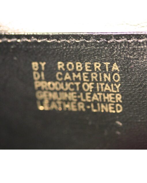 vintage ROBERTA DI CAMERINO Leather bag 80s