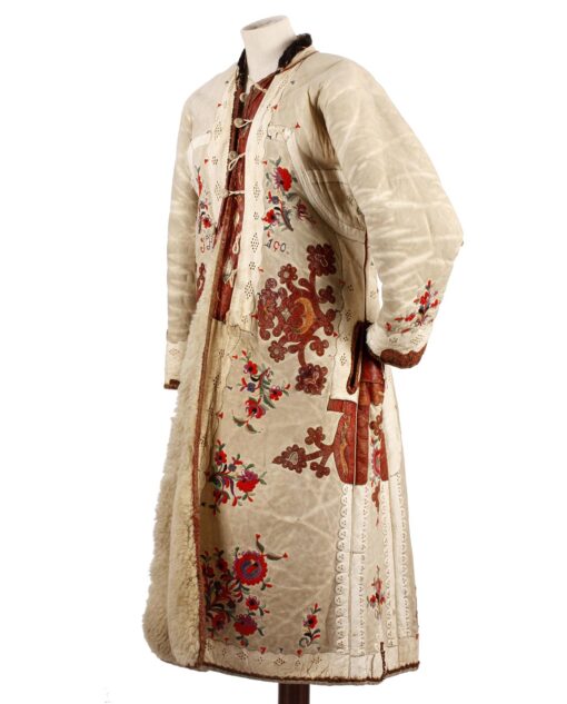 Ethnic vintage Rare Mongolia sheepskin coat