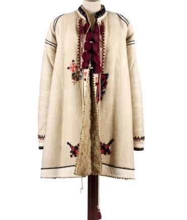 Ethnic vintage Rare sheepskin coat Romanian origin