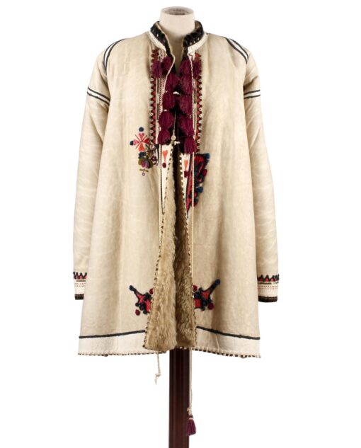 Ethnic vintage Rare sheepskin coat Romanian origin
