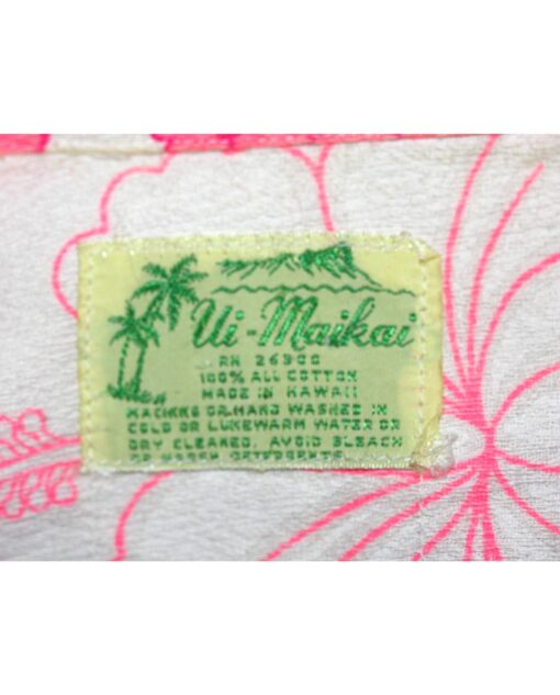 vintage UI-MAIKAI Hawaiian Hibiscus Shirt