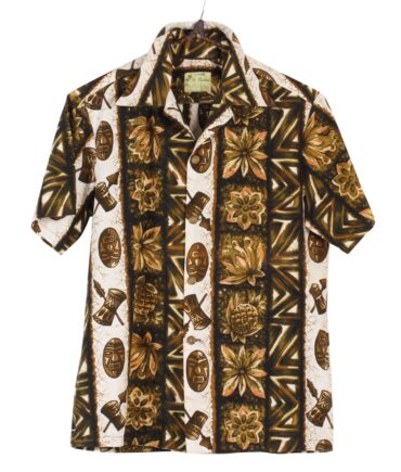 vintage UI-MAIKAI Vintage Hawaiian Tiki Tribal Shirt