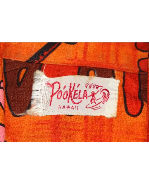 vintage POOLEKA HAWAII Surfer hawaiian shirt