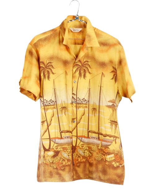 vintage BAYSHORE FLORIDA Fishing Cabana shirt