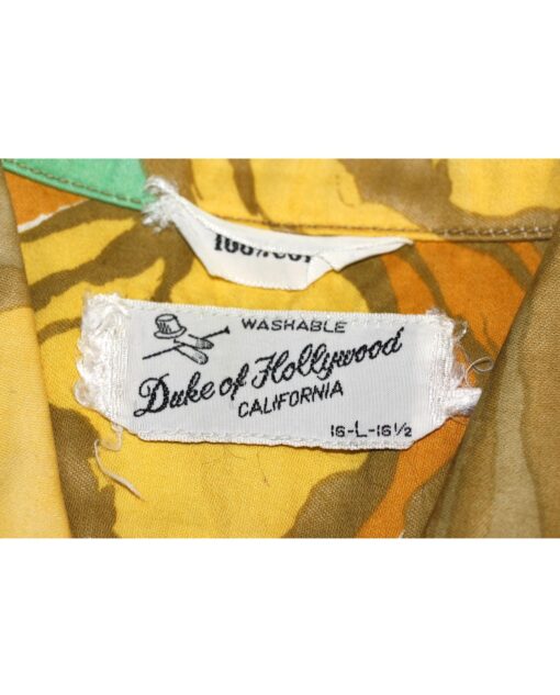 vintage DUKE OF HOLLYWOOD California Hawaiian Hibiscus shirt