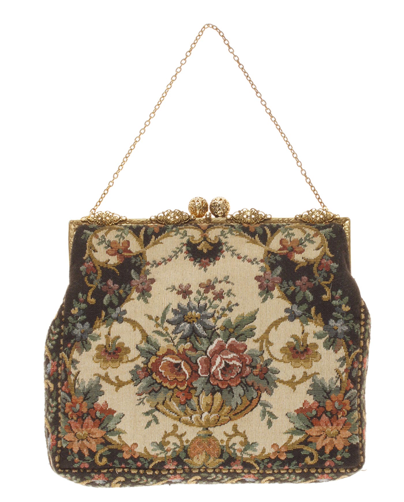 vintage Tapestry bag late 19th/early 20th century