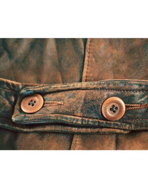 vintage Swedish leather jacket 40s
