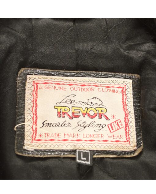 vintage TREVOR leather jacket 80s