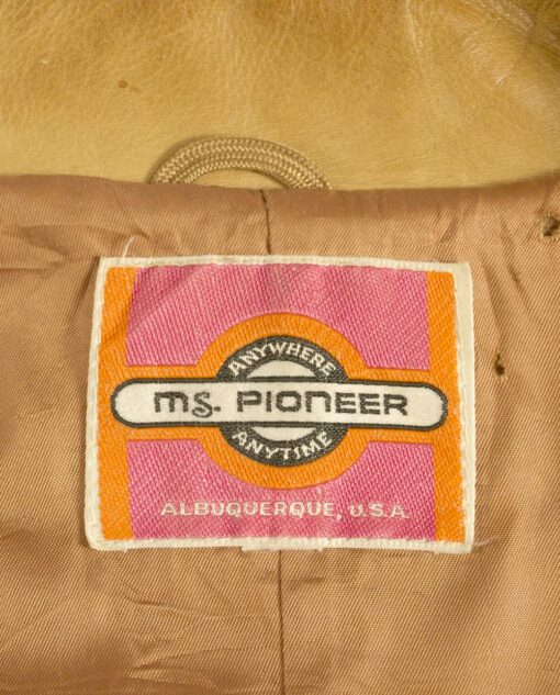 vintage MS PIONEER Woman leather jacket 60/70s