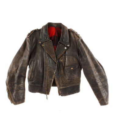 vintage Woman leather jacket 60s