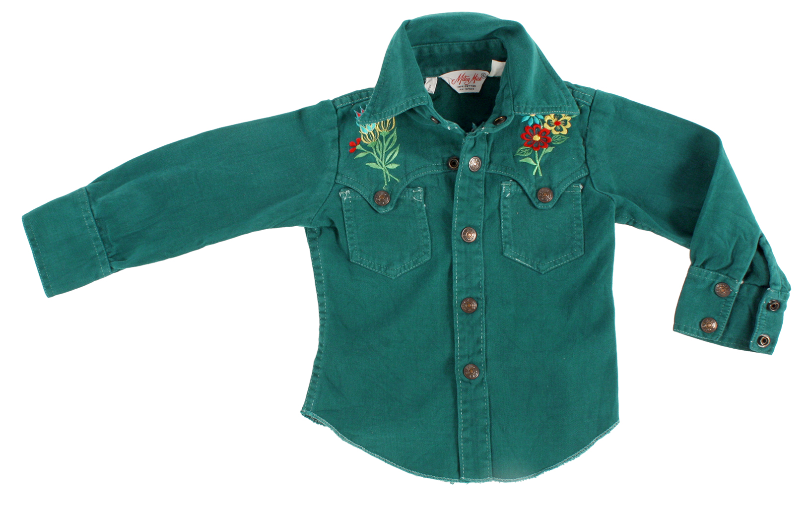 Kids MITEY MISS western shirt with embroidery