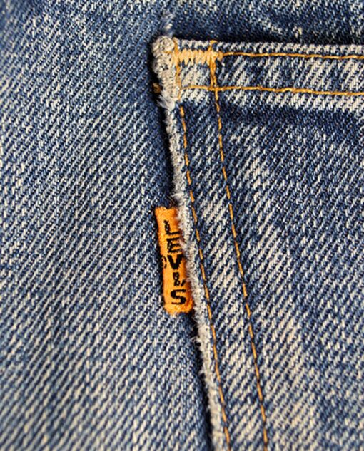 LEVIS Big E denim pant double stitching 50s