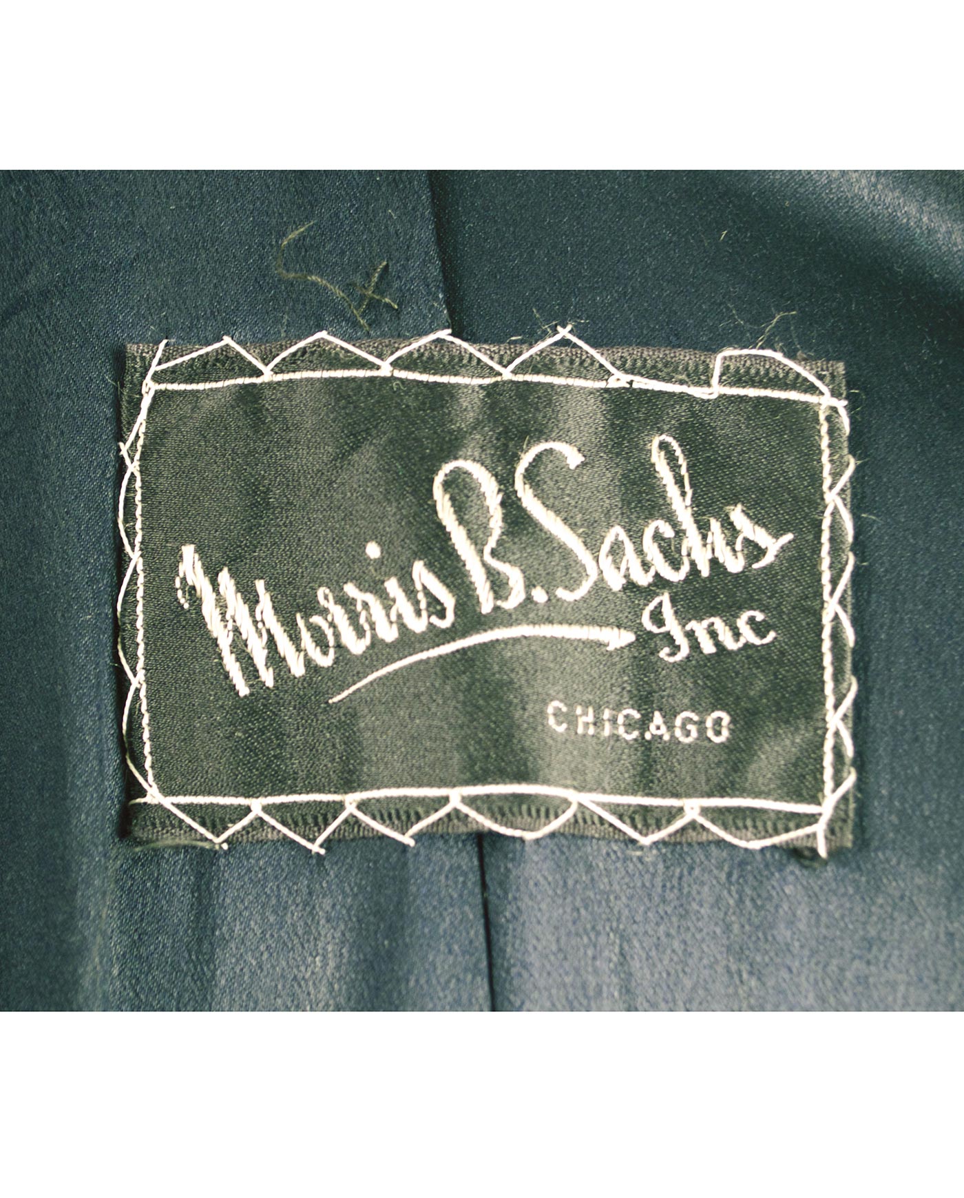 MORRIS B.SACHS Inc. wool coat 40s