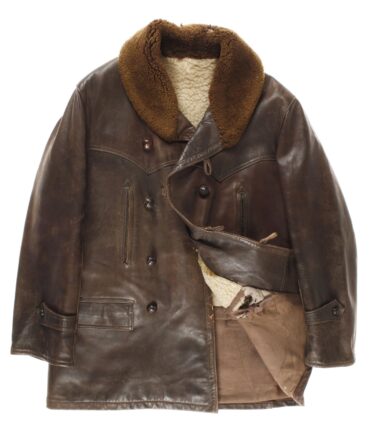 Leather jacket origin norther europe 40/50s