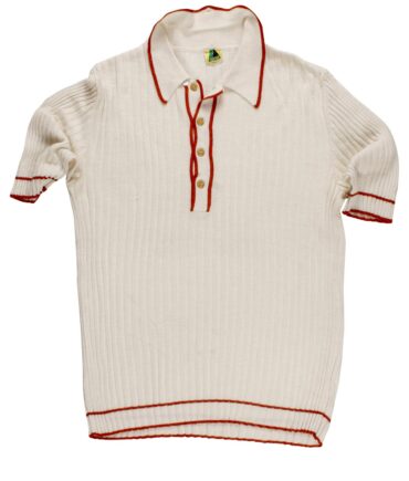 LEACRIL synthetic fabric polo around 60/70s