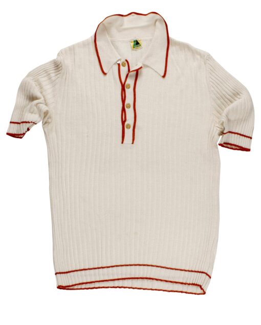 LEACRIL synthetic fabric polo around 60/70s