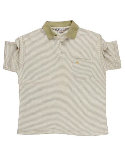 BRENTWOOD SPORTSWEAR synthetic fabric polo 60/70s