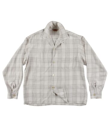 TOWNCRAFT cotton shirt with lurex 50s