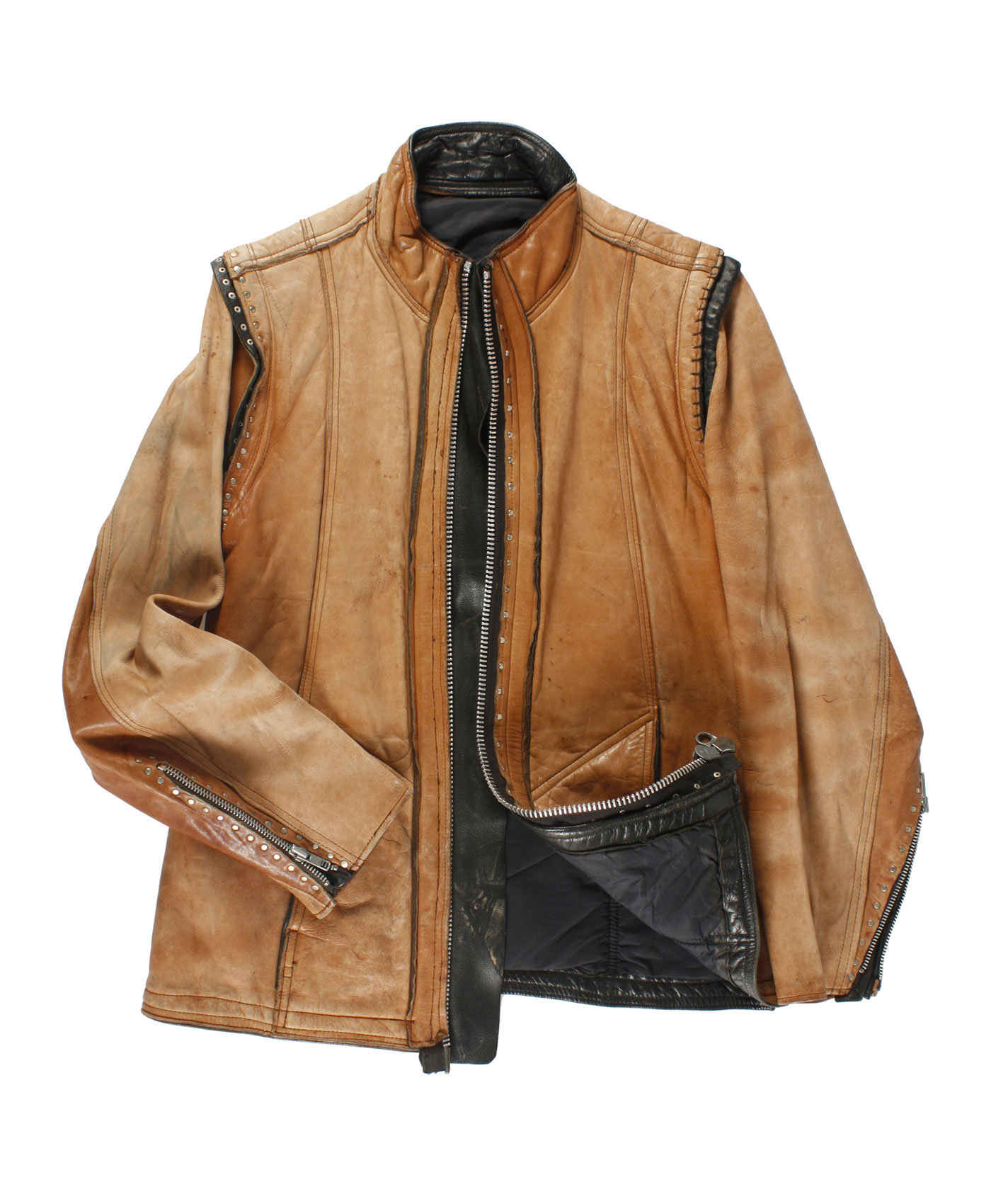Leather Woman jacket 70s