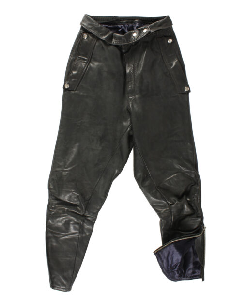 Leather woman pant