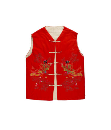 China vests with embroidery