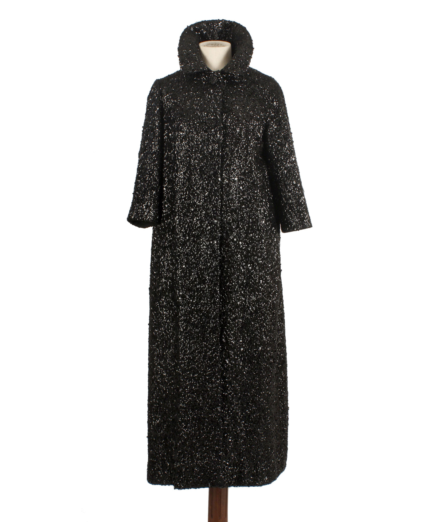 Wool coat with pajette '30s
