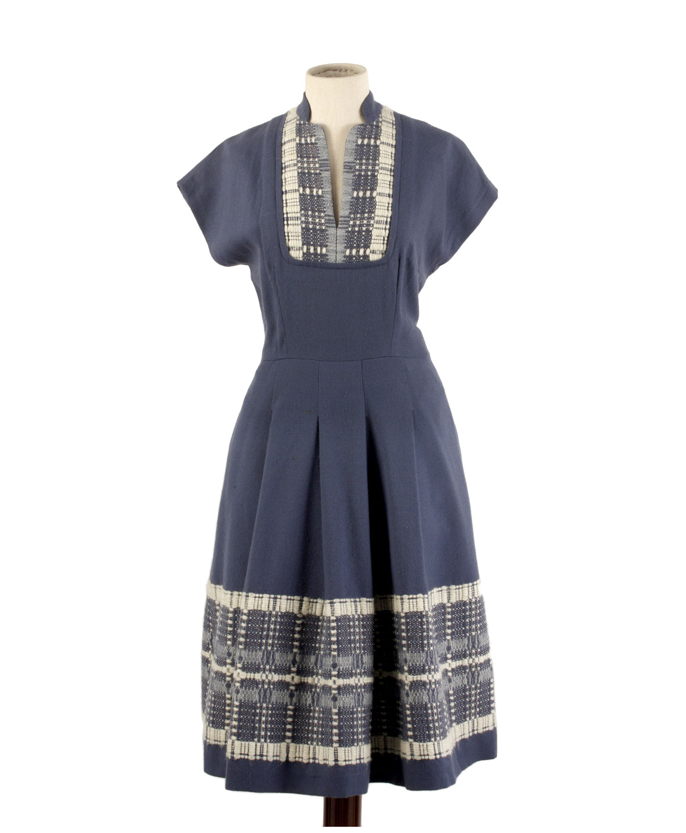 Wool tailored dress '50s