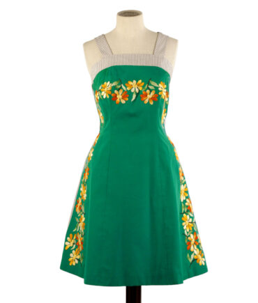 Tailored cotton dress '60s
