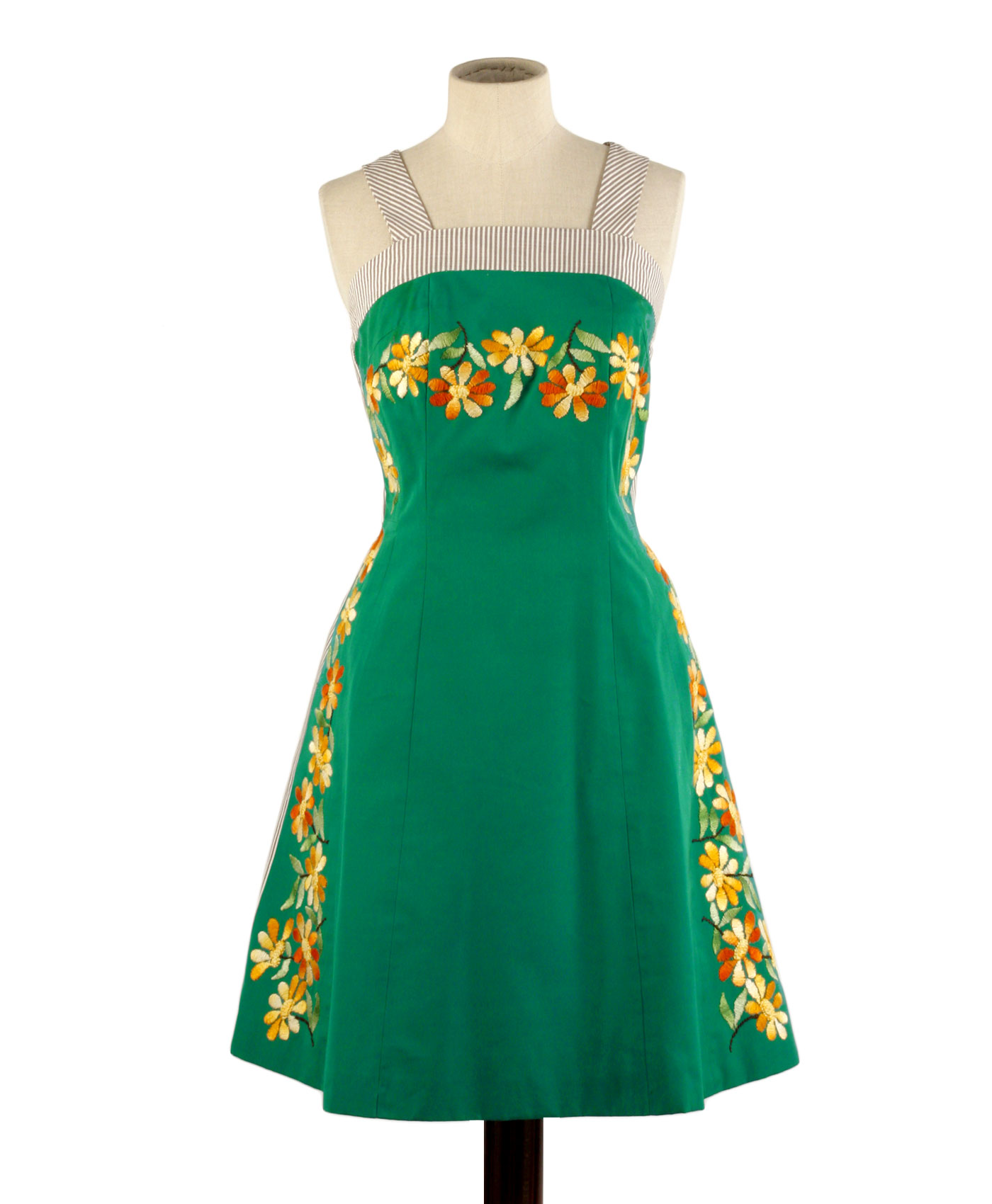 Tailored cotton dress '60s