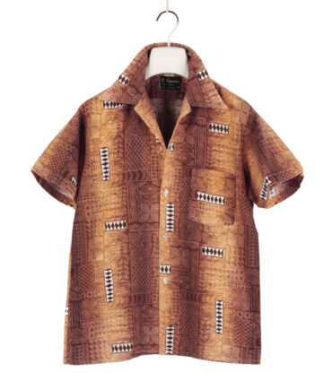 SQUIRE Hawaiian Tribal shirt '60s ca.