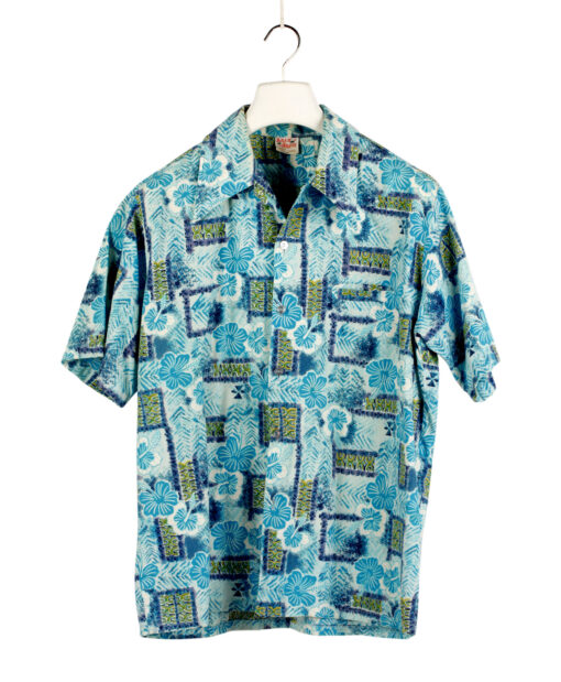 BAREFOOT IN PARADISE Hawaiian shirt '60s ca.
