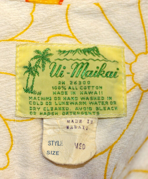 UI MAIKAI Hawaiian shirt 60s