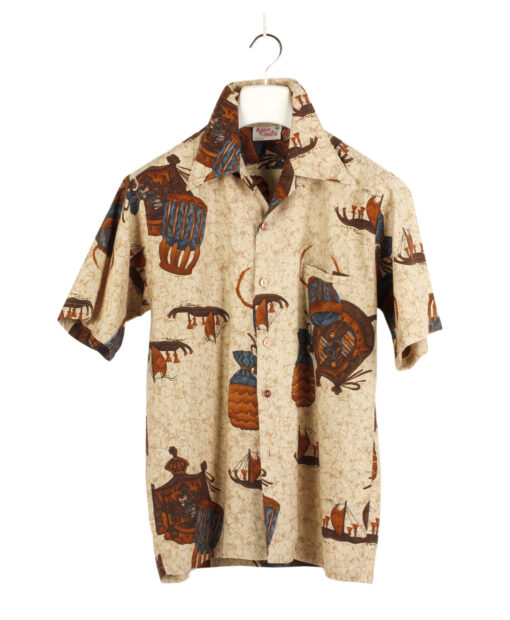 BAREFOOT IN PARADISE Hawaiian shirt 60s