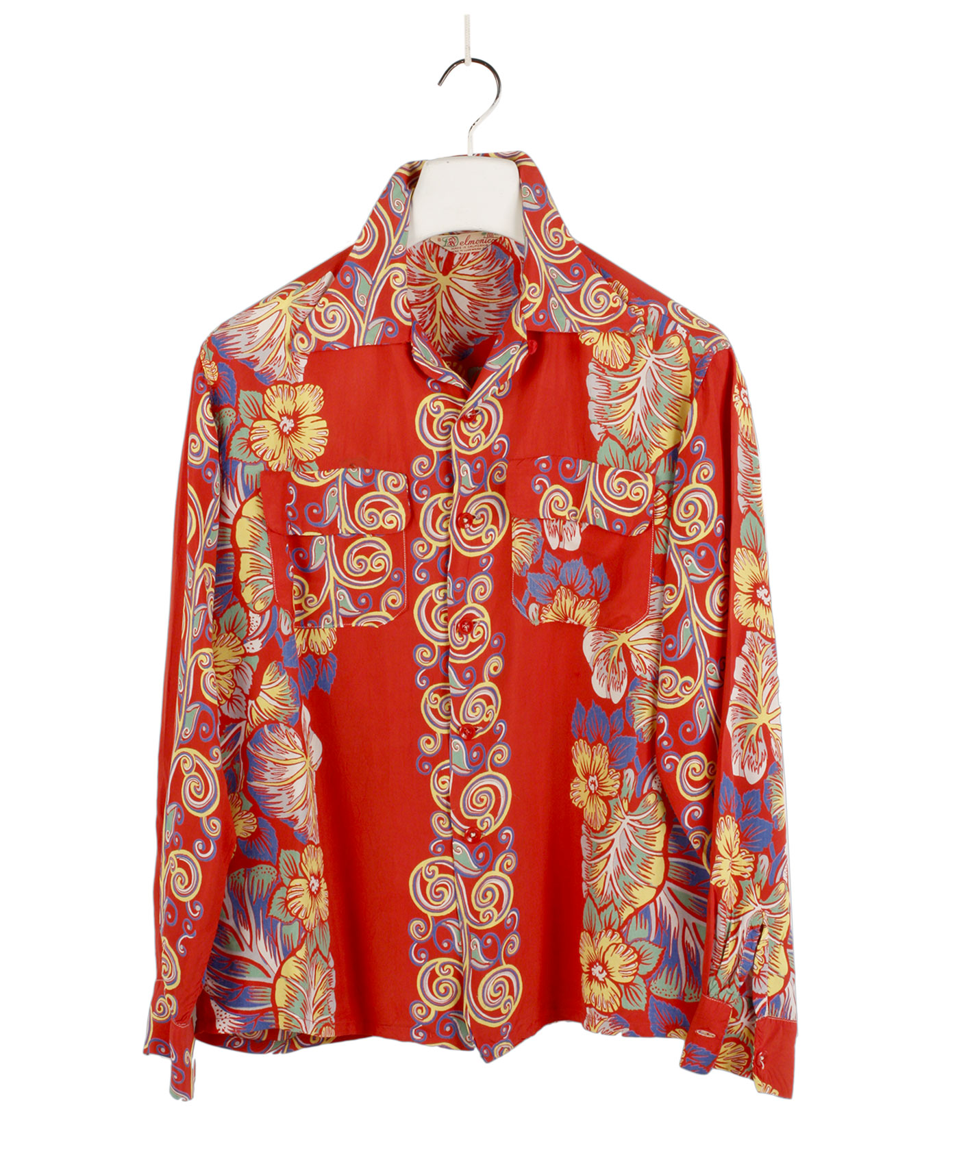 DELMONICO Rare hawaiian shirt '50s ca.