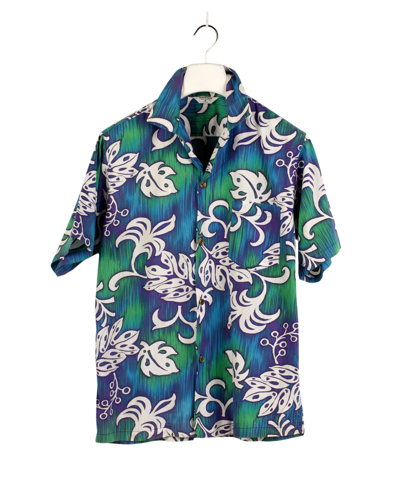 NO LABEL Hawaiian shirt '70s ca.
