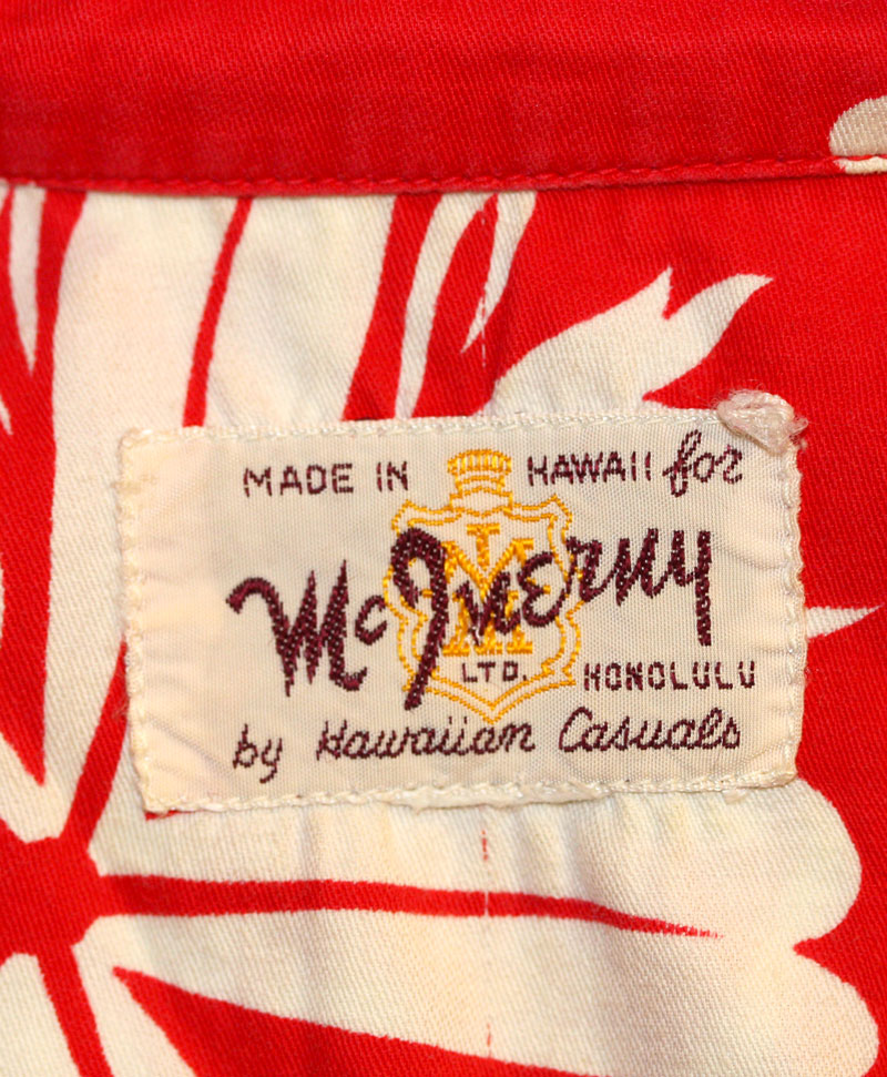 MC GIVERNY Hawaiian shirt '50/60s ca.