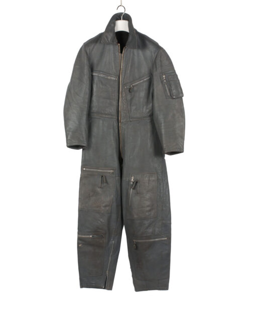 Military Italian Air Force Leather Overalls ’60s