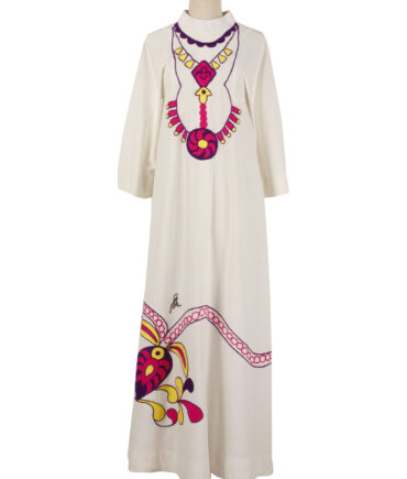 ETHNOS Robe made in Manila with Embroidery '70s