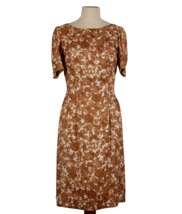 Tailored silk dress '60/70s