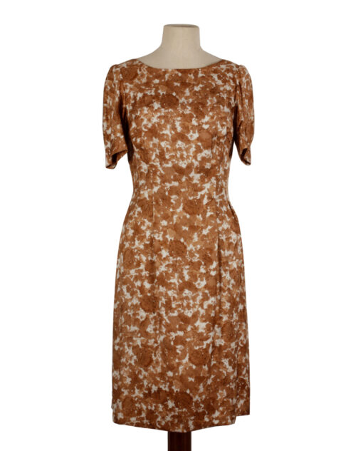 Tailored silk dress '60/70s