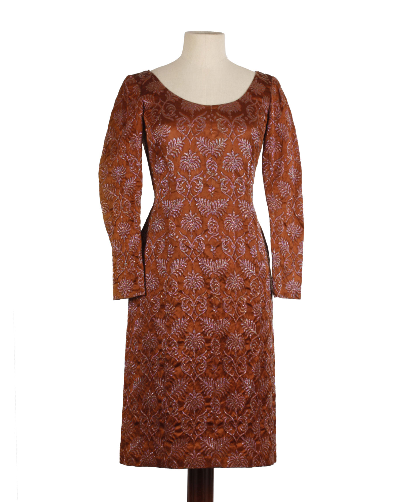 Brocade dress '70s