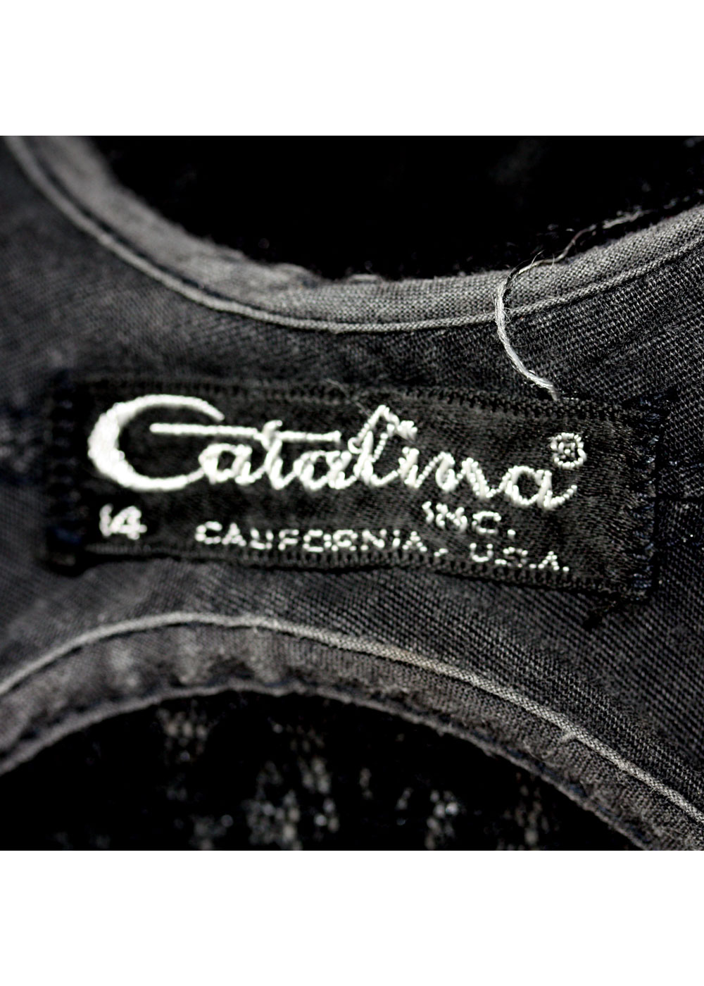CATALINA Jaquard bathing suit ’60s